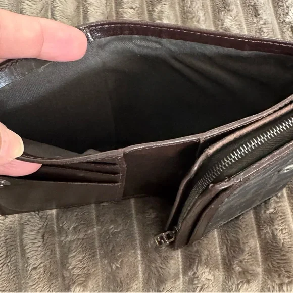 Fendi Jacquard & Leather Wallet - Picture 6 of 15